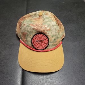 Shiner Bock Magellan Camouflage Adjustable Snapback Trucker Rope Hat Retro mesh